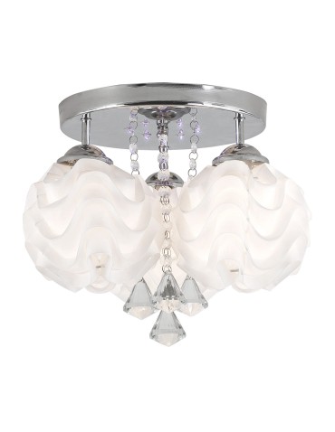 Light Prestige Sada 3 plafond E14 white, silver LP-119/3C