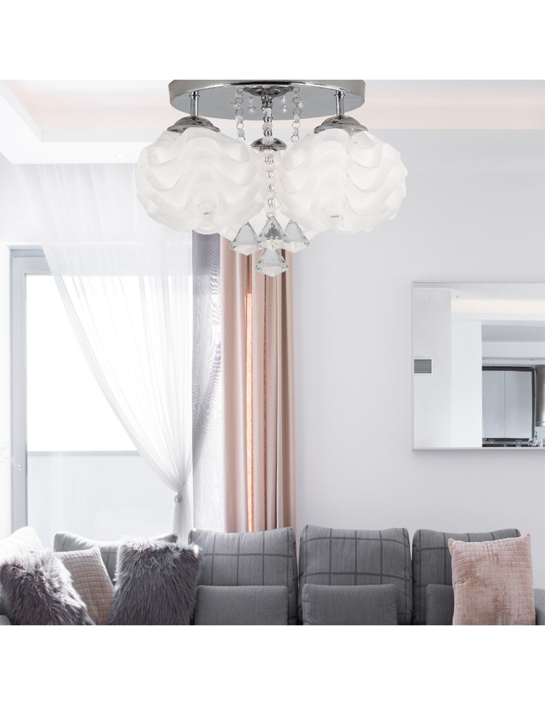 Ceiling lamps - Light Prestige Sada 3 plafond E14 white, silver LP-119/3C - product kolory-swiatla.pl 2