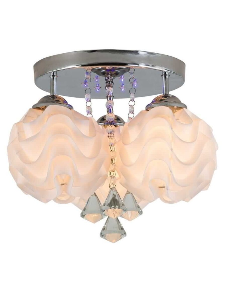 Ceiling lamps - Light Prestige Sada 3 plafond E14 white, silver LP-119/3C - product kolory-swiatla.pl 3