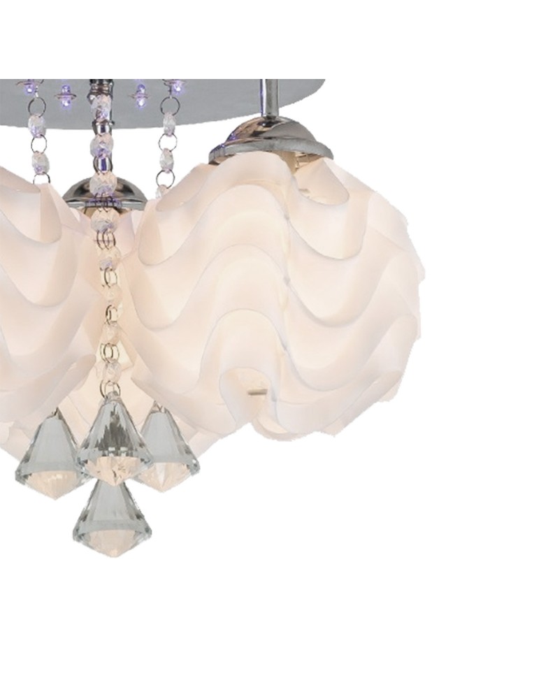 Ceiling lamps - Light Prestige Sada 3 plafond E14 white, silver LP-119/3C - product kolory-swiatla.pl 4