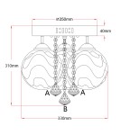 Ceiling lamps - Light Prestige Sada 3 plafond E14 white, silver LP-119/3C - product 9