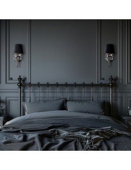 Light Prestige Vigo kinkiet czarny E14 chrom / czarny LP-0412/1W BK - produkt 2