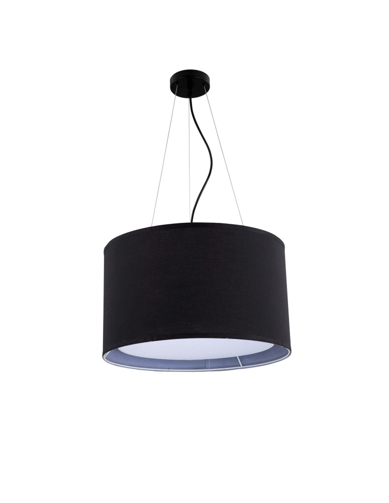 Pendant lamps - Light Prestige Milk pendant lamp black LP-021/4P BK 4xE27 black - product kolory-swiatla.pl 1
