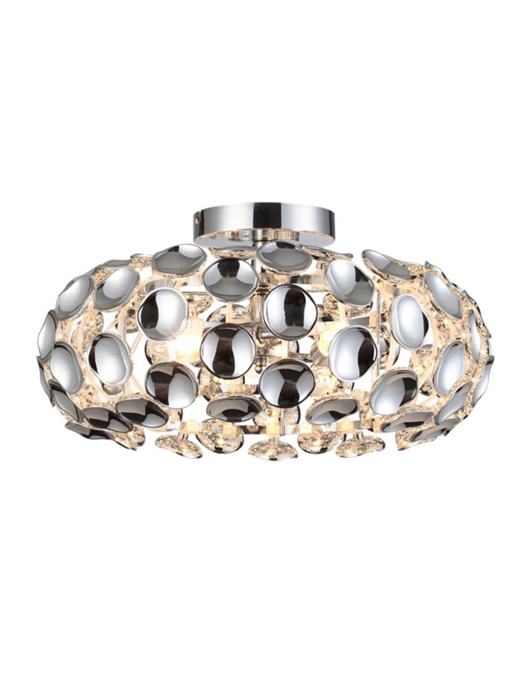 Glamour ceiling lamps - Light Prestige Ferrara plafond L E14 chrome LP-17060/3C - product kolory-swiatla.pl 2