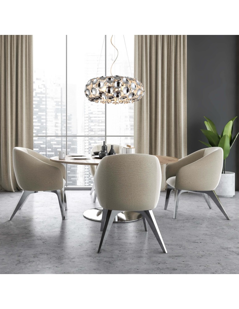 Pendant lamps - Light Prestige Ferrara pendant E14 chrome LP-17060/3P - product kolory-swiatla.pl 2