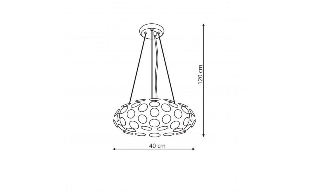 Light Prestige Ferrara wisząca E14 chrom LP-17060/3P