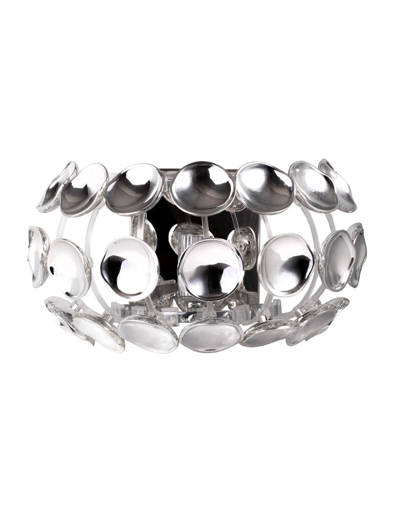 Glamour wall lamps - Light Prestige Ferrara wall lamp E14 chrome LP-17060/1W - product kolory-swiatla.pl 1