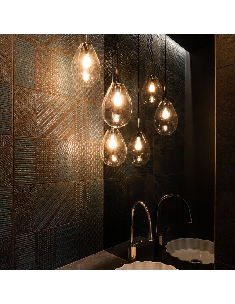 Pendant lamps - Light Prestige Fondi 1 pendant E14 transparent LP-1214/1P - product kolory-swiatla.pl 2