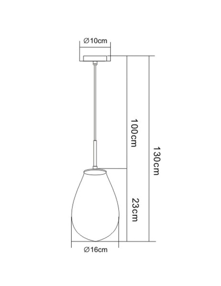 Pendant lamps - Light Prestige Fondi 1 pendant E14 transparent LP-1214/1P - product kolory-swiatla.pl 9