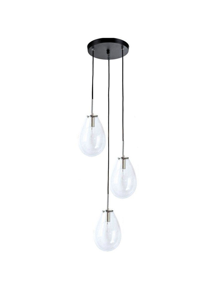 Pendant lamps - Light Prestige Fondi 3 pendant E14 transparent LP-1214/3P - product kolory-swiatla.pl 1