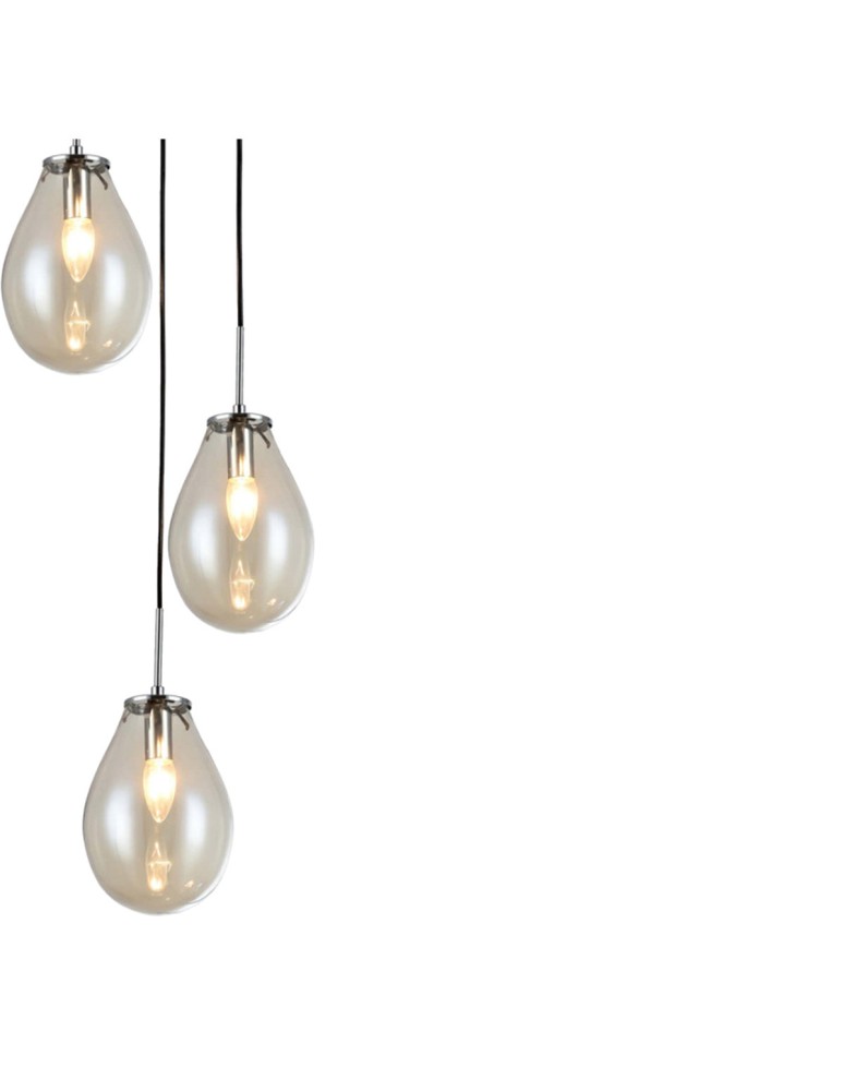 Pendant lamps - Light Prestige Fondi 3 pendant E14 transparent LP-1214/3P - product kolory-swiatla.pl 5