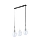 Pendant lamps on a strip - Light Prestige Fondi 3 pendant line E14 black LP-1214/3L - product 1