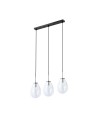 Light Prestige Fondi 3 linia wisząca E14 czarny LP-1214/3L