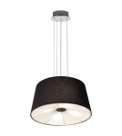 Pendant lamps with lampshade - Light Prestige Bali pendant black E27 black LP-1322/1P BK - product 1