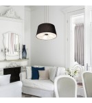 Pendant lamps with lampshade - Light Prestige Bali pendant black E27 black LP-1322/1P BK - product 4