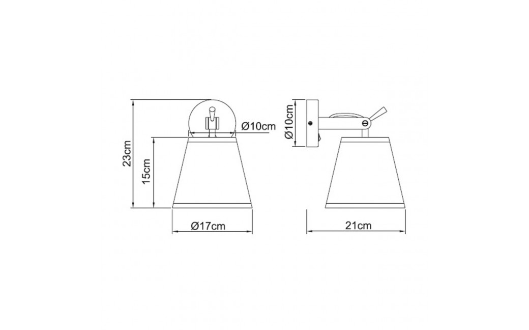 Light Prestige Bali kinkiet czarny E14 czarny LP-5031/1W BK