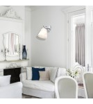 Wall lamps with lampshade - Light Prestige Bali wall lamp white E14 white LP-5031/1W WH - product 2