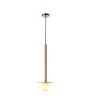 Pendant lamps rose gold - Light Prestige Bolita small pendant pink gold G9 pink gold LP-048/1PS GR - product 1