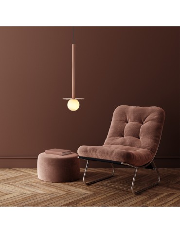 Light Prestige Bolita mała wisząca różowe złoto G9 różowe złoto LP-048/1PS GR - produkt 2