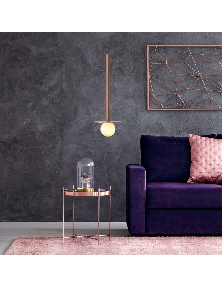 Pendant lamps rose gold - Light Prestige Bolita small pendant pink gold G9 pink gold LP-048/1PS GR - product kolory-swiatla.pl 3