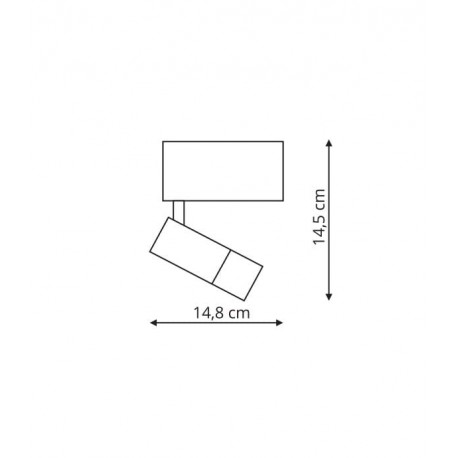 Light Prestige Reflektor SUN 1 magnetic LED czarny LP-557-MAG-BK