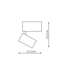 Magnetic rail lamps - Light Prestige Spotlight Sun 3 magnetic LED black LP-558-MAG-BK - product 4