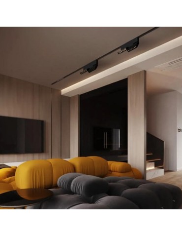 Light Prestige Lunar spotlight 6x1W magnetic black LED black LP-561-MAG-BK - product 2