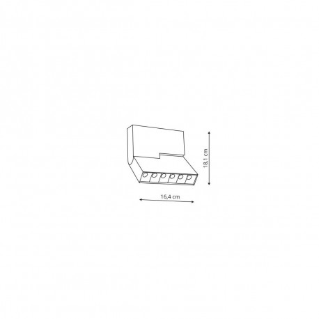 Light Prestige Reflektor Lunar 6x1W magnetic biały LED biały LP-562-MAG-WH