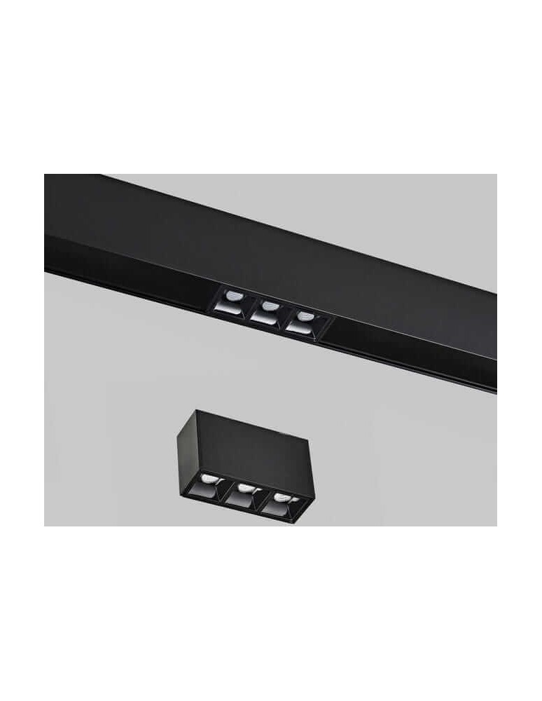 Magnetic rail lamps - Light Prestige Spotlight Star 3 magnetic LED black LP-556-MAG-BK - product kolory-swiatla.pl 2