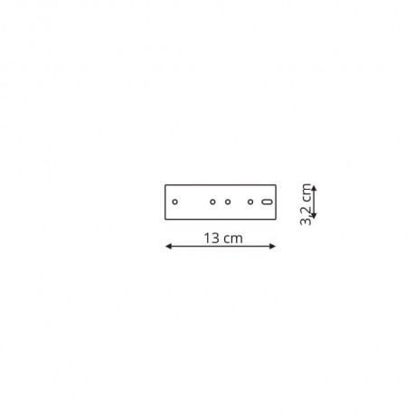 Light Prestige Łącznik I magnetic czarny LP-551-MAG-BK