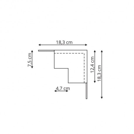 Light Prestige Łącznik wewnętrzny magnetic LP-553-MAG-BK