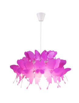 Light Prestige Farfalla 1 wisząca ciemny róż E27 ciemny róż LP-3439/1P dark pink