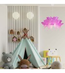 Children's pendant lamps - Light Prestige Farfalla 1 pendant dark pink E27 dark pink LP-3439/1P dark pink - product 3