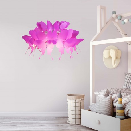 Light Prestige Farfalla 1 wisząca ciemny róż E27 ciemny róż LP-3439/1P dark pink