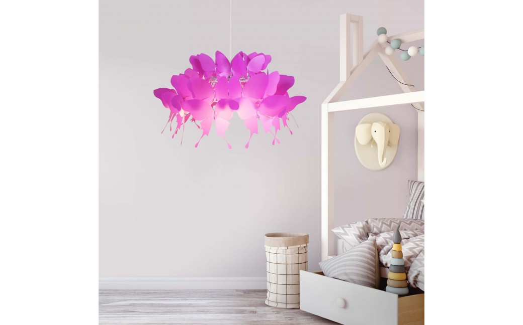 Light Prestige Farfalla 1 wisząca ciemny róż E27 ciemny róż LP-3439/1P dark pink