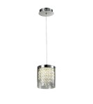 LED pendant lamps - Light Prestige Cantos 1 pendant LED transparent LP-1114/1P - product 1