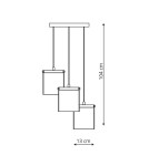 Light Prestige Cantos 3 wisząca LED  LP-1114/3C
