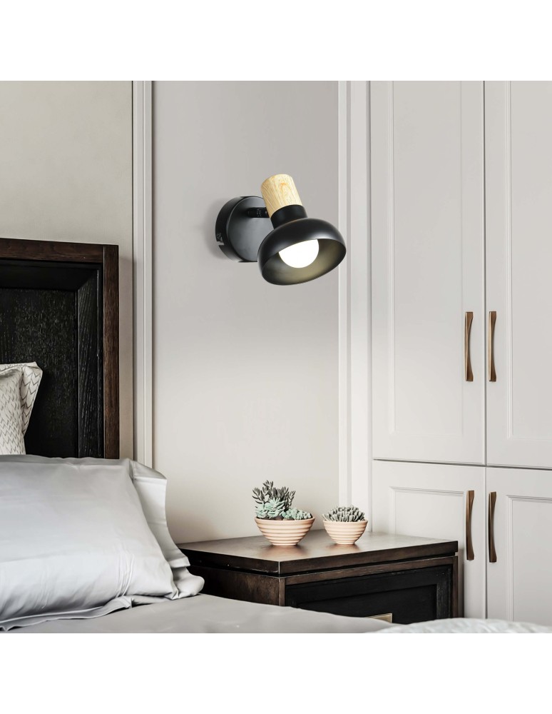 Wall lamps - Light Prestige Arezzo wall lamp black E14 black LP-1420/1W BK - product kolory-swiatla.pl 2