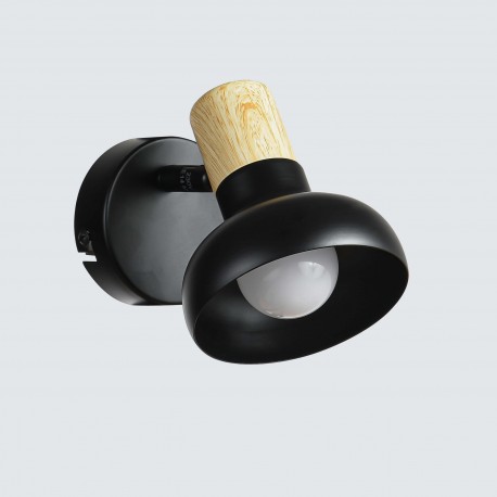 Light Prestige Arezzo kinkiet czarny E14 czarny LP-1420/1W BK