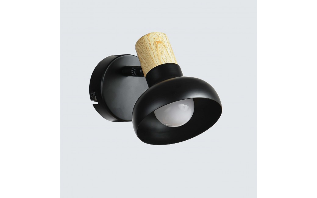 Light Prestige Arezzo kinkiet czarny E14 czarny LP-1420/1W BK