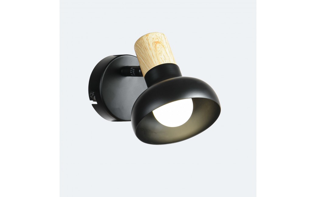 Light Prestige Arezzo kinkiet czarny E14 czarny LP-1420/1W BK