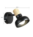 Wall lamps - Light Prestige Arezzo wall lamp black E14 black LP-1420/1W BK - product 12