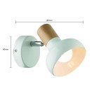 Wall lamps - Light Prestige Arezzo wall lamp white E14 white LP-1420/1W WH - product 3