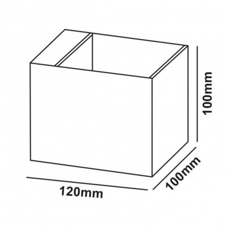 Light Prestige Alaska kinkiet biały G9 biały LP-104/1W WH