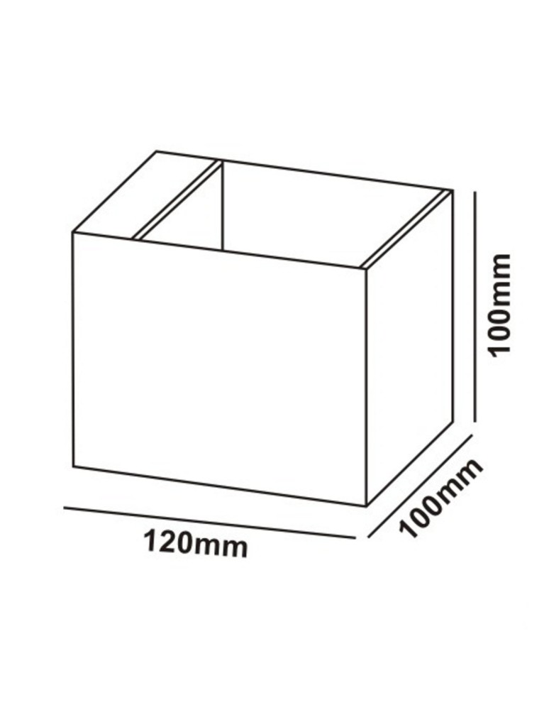 Minimalist wall lamps - Light Prestige Alaska wall lamp white G9 white LP-104/1W WH - product kolory-swiatla.pl 4