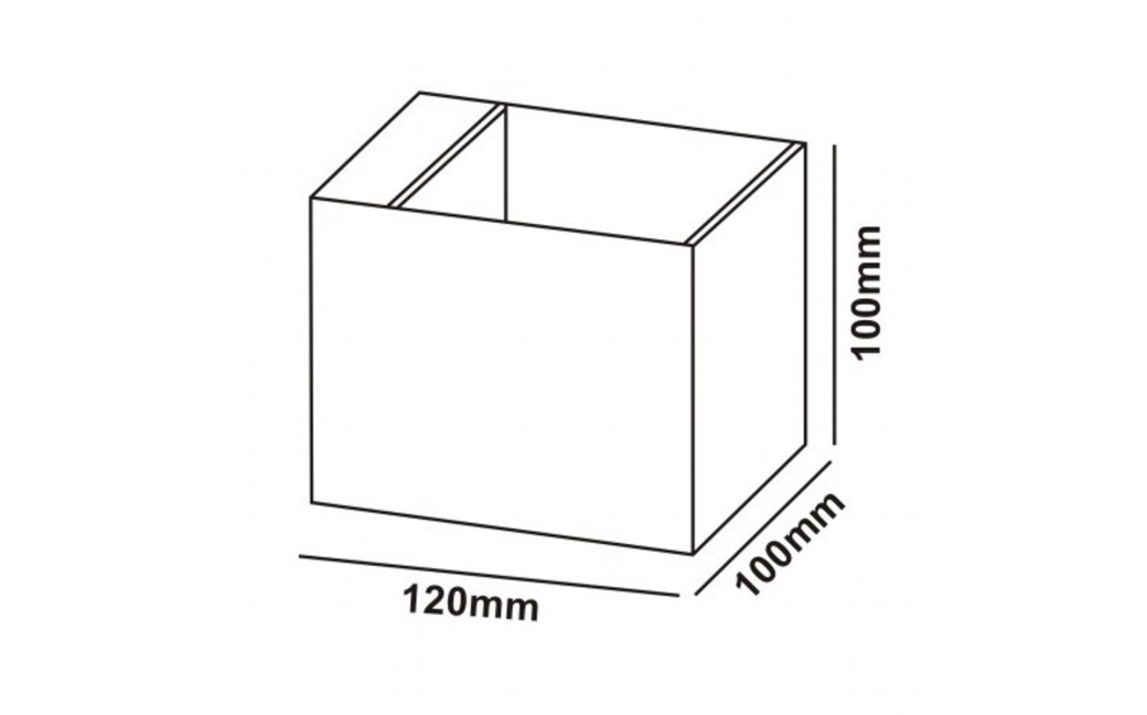 Light Prestige Alaska kinkiet biały G9 biały LP-104/1W WH