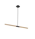 LED pendant lamps - Light Prestige Lugano 1 LED pendant brown/black LP-2828/1P -132 - product 1