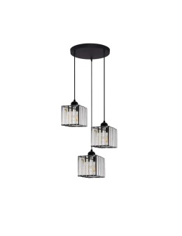 Light Prestige Galactico 3 talerz wisząca E27 czarny LP-2383/3P