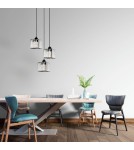 Pendant lamps on a strip - Light Prestige Galactico 3 pendant line E27 black LP-2383/3L - product 2