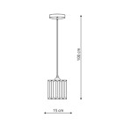 Pendant lamps - Light Prestige Galactico 1 pendant E27 black LP-2383/1P - product 3